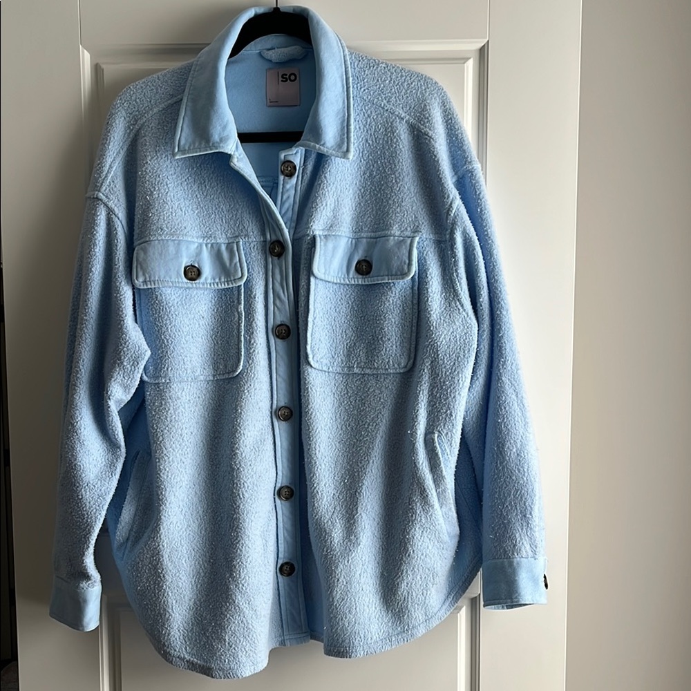 SO Light Blue Casual Jacket